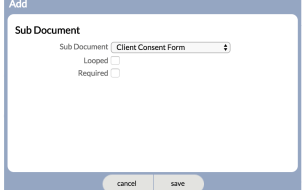 Add Sub Document