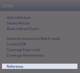 Reference link in Links sidebar