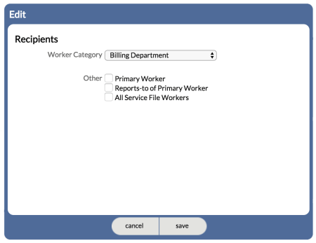 Who Receives the Action window for Action Triggers