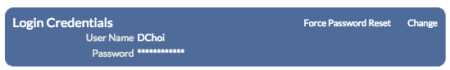 Worker Profile Login Credentials